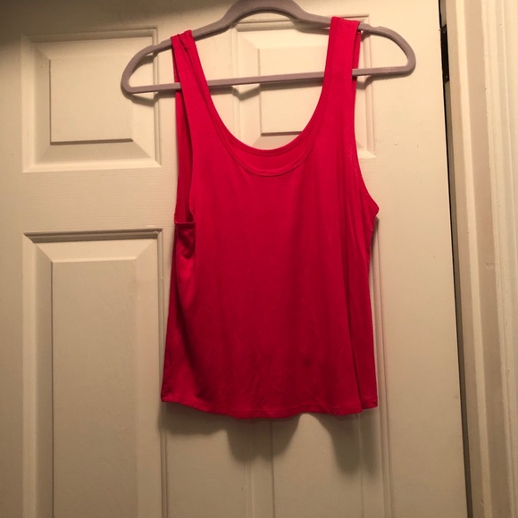 Size Medium COOL GIRL dark pink tank top - Picture 3 of 4